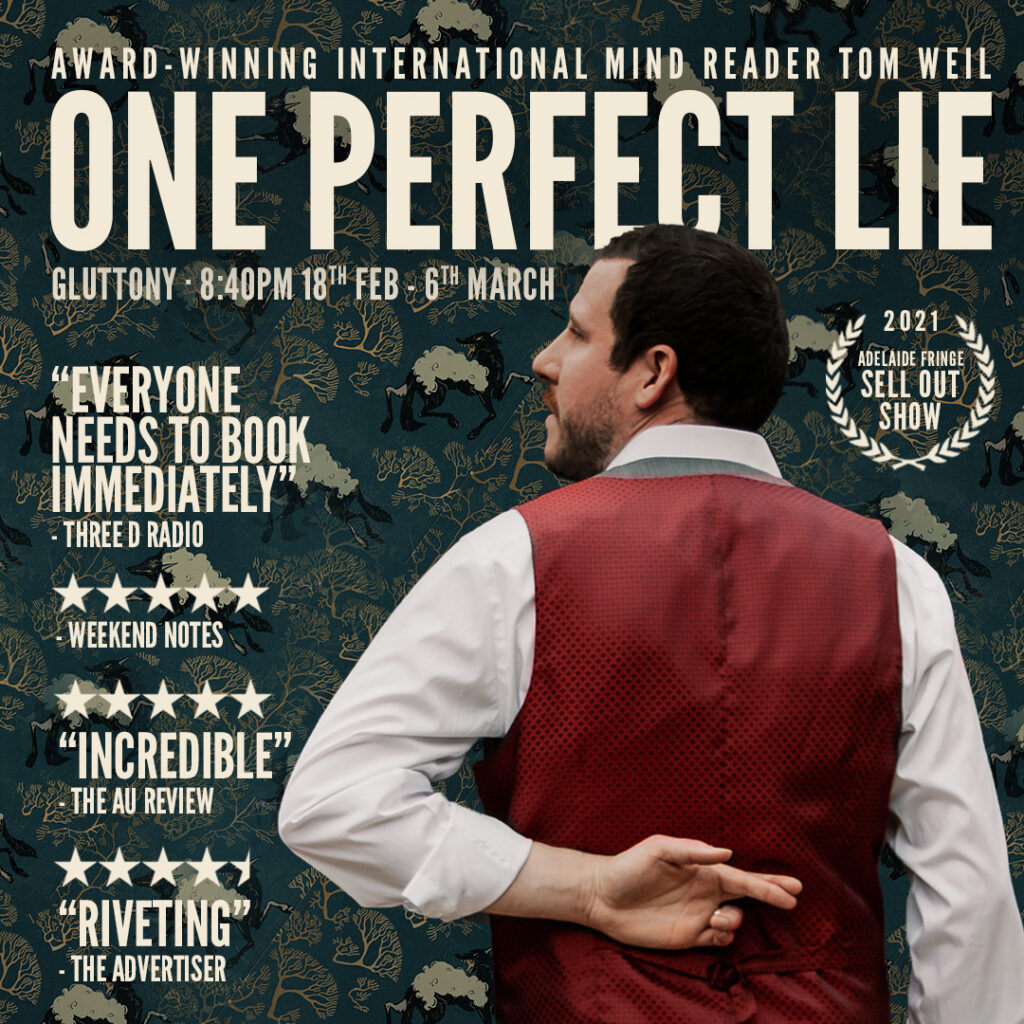 One Perfect Lie Tom Weil Magician & Mind Reader